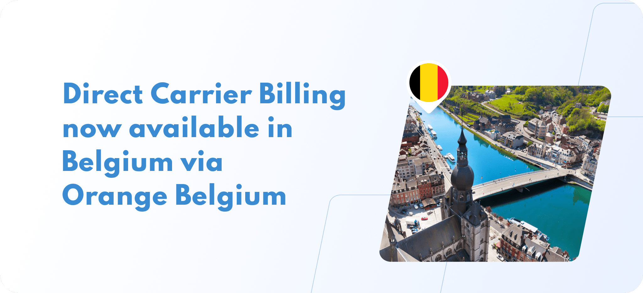 Direct Carrier Billing now Available in Belgium